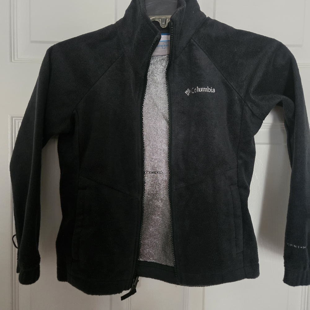 Kids Columbia Black Fleece Jacket